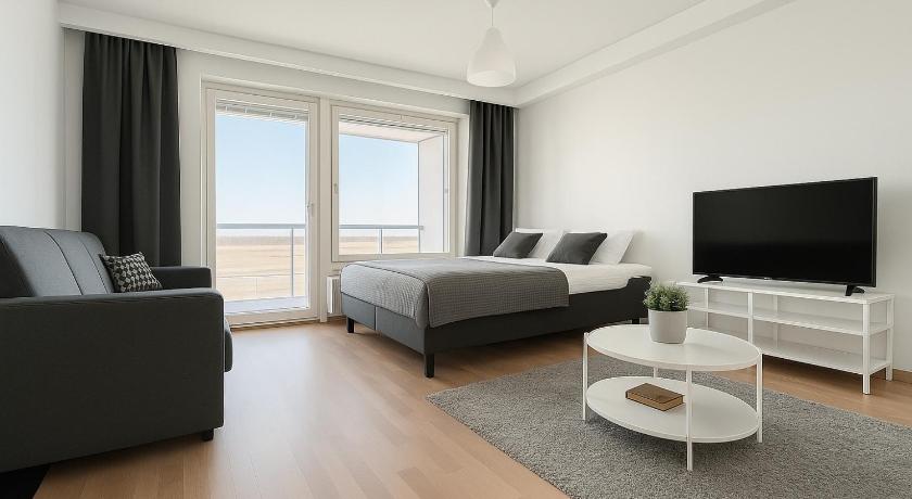 City Home Finland Panorama Suite - New Luxury Suite with Own SAUNA, One Bedroom, Spacious Balcony wi