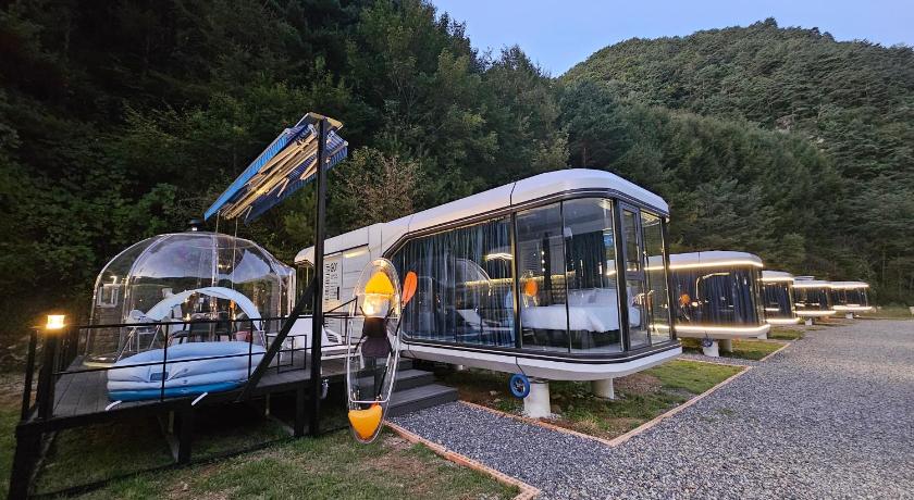Pyeongchang Galaxy-X Hotel-type Caravan Glamping & Pension 5-Star Guesthouse view