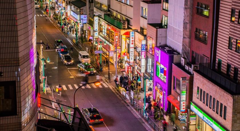 도쿄 / 동경 50 平方 - 新宿 1 站地 - 新大久保站 4 Min - 歌舞伎町 4 Min - Sakura 404 4성급 숙소 전망