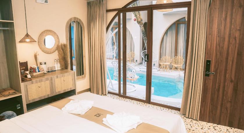 泳池景雙人房 (Double Room with Pool View)的照片 7