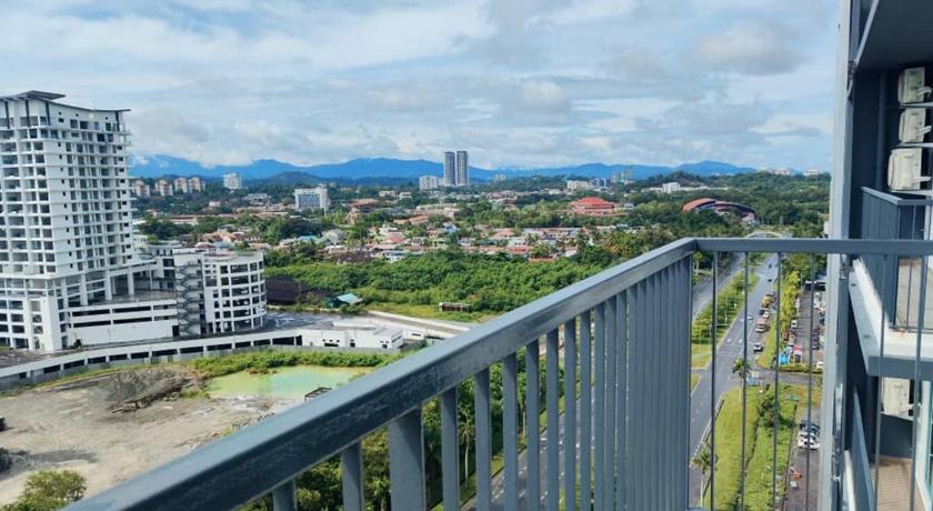 コタキナバル Bay Win La.mer Butik 4つ星 ホテル 眺望