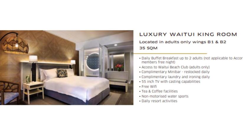 LUXURY ROOM, Beach Club Access, 1 King Size Bedの画像 5