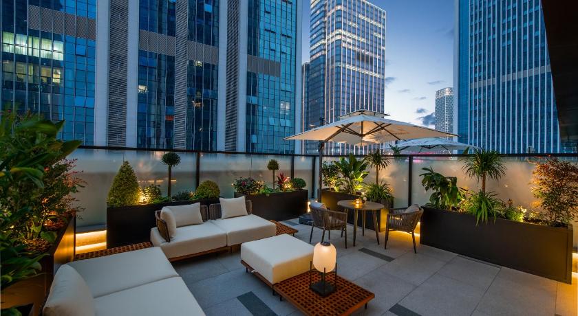Chengdu 成都西博城中心城际酒店 Hotel lobby