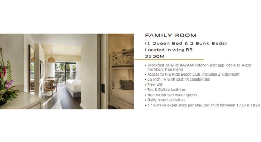 Family Room with One Queen and Two Tier Bunk Bedの画像 7