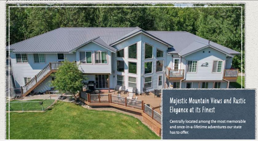 Alaska's Harvest Bed and Breakfast and Luxury Log Cabin