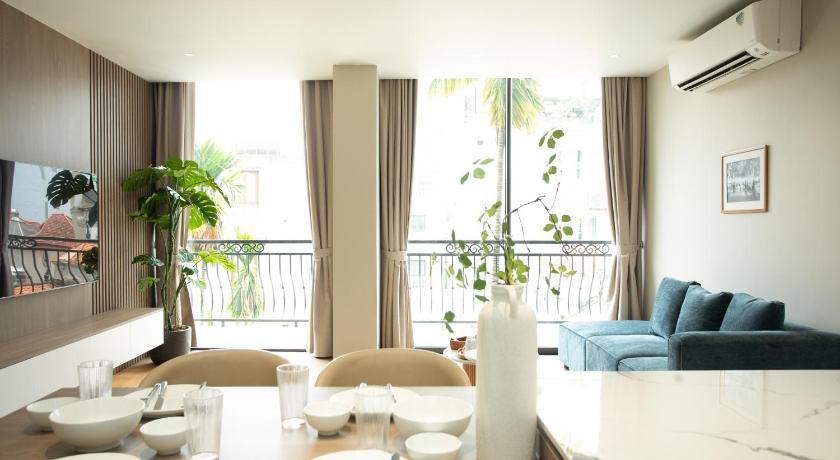 ハノイ The Lumi Apartments West Lake by XOI Residences 4つ星 ホテル 眺望