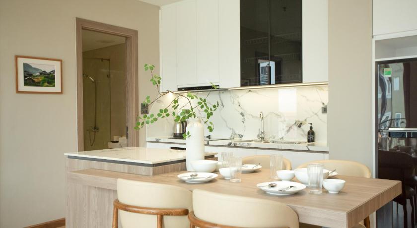 ハノイ The Lumi Apartments West Lake by XOI Residences 4つ星 ホテル 客室