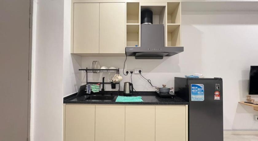 亚庇 Velani Bay Suite Likas by IGVC  3星级 民宿 餐厅