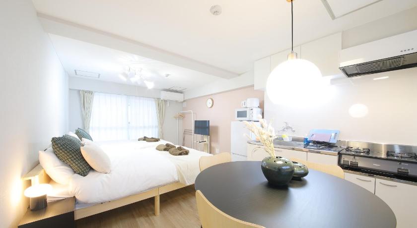 札幌 マンションカトレア - 清潔で快適 家具や設備充実のリノベステイ 3星级 住宿 套房