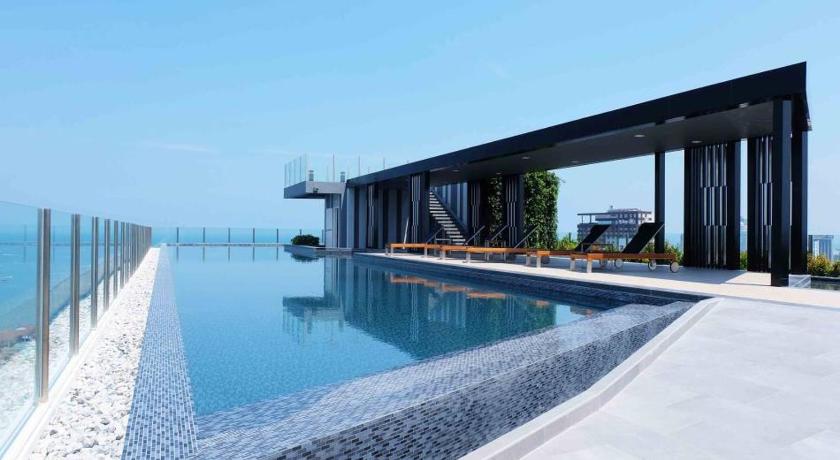 파타야 씨뷰 2베드룸 유닛 센트럴 파타야 (Sea View 2 Bed Room Unit Central Pattaya) 4성급 게스트하우스 수영장