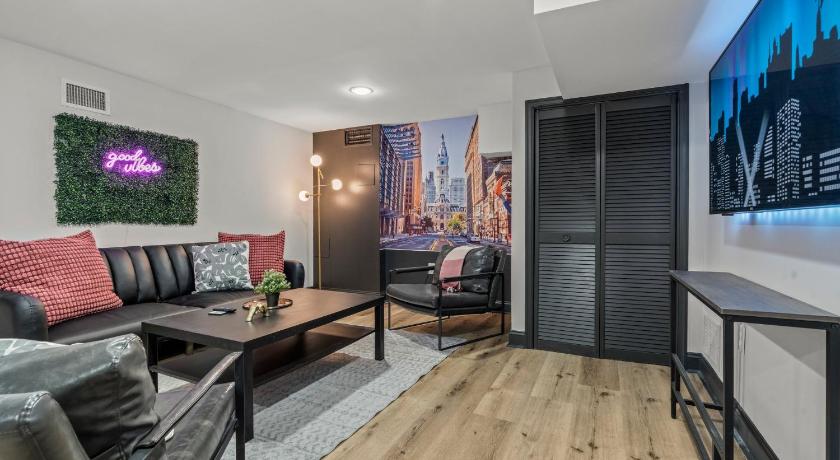 필라델피아 (PA) Old City History Kid-Friendly 2BR 1,5BA 2성급 숙소 로비