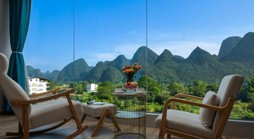 陽朔 Yangshuo Lakeside Inn ホテル 客室