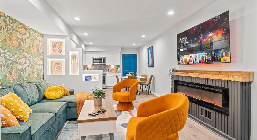 Philadelphia Stylish 1BR 1,5BA Old City Condo Near Liberty Bell 3-Star Accommodation room