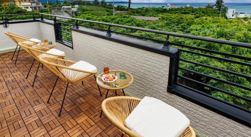 冲绳岛 Maeda Reaf Resotプライベートビーチまで徒歩3分 4星级 单人房 大堂