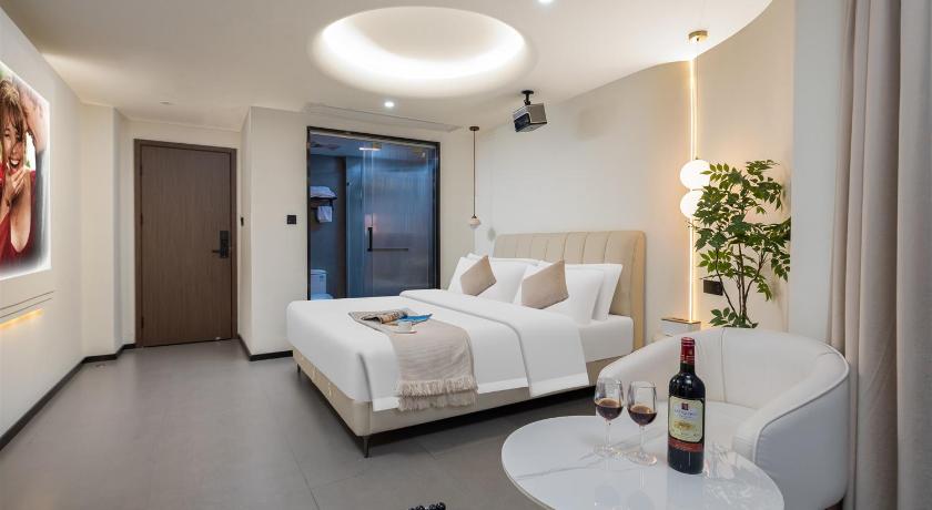 長沙 Changsha AquaEdge Hotel Wuyi Square长沙悦己阅湘江酒店 ゲストハウス 眺望