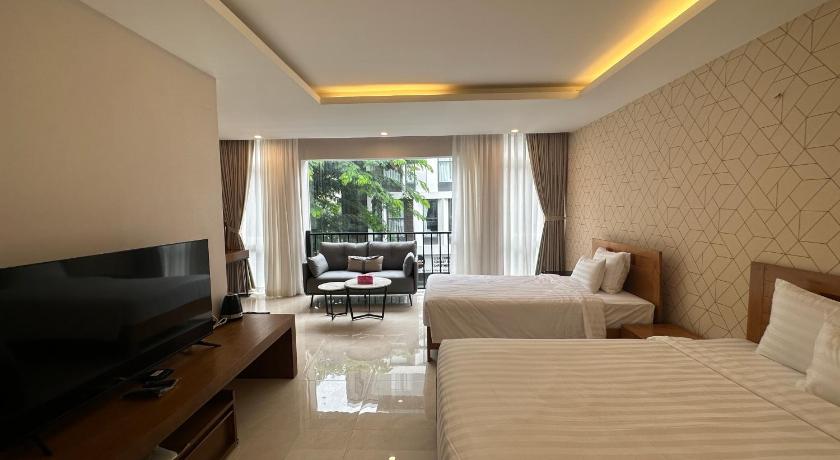 胡志明市 THE STAR HOTEL 2 - PHU MY HUNG HO CHI MINH - Korean Buffet Breakfast 2星级 酒店 套房