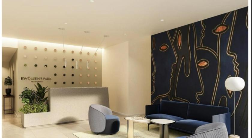 ベオグラード BW Queen Apartman 412-whit free garage parking 4つ星 シングルルーム ロビー