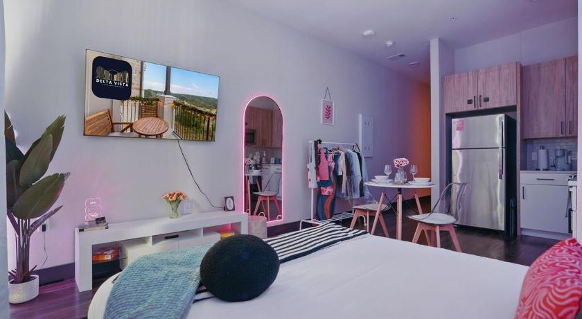오스틴 (TX) 6min to Domain,12min DT Studio with Pool and Free Parking 4성급 숙소 전망