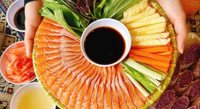 サパ Hoa Đao Hostel 4つ星 ゲストハウス ロビー