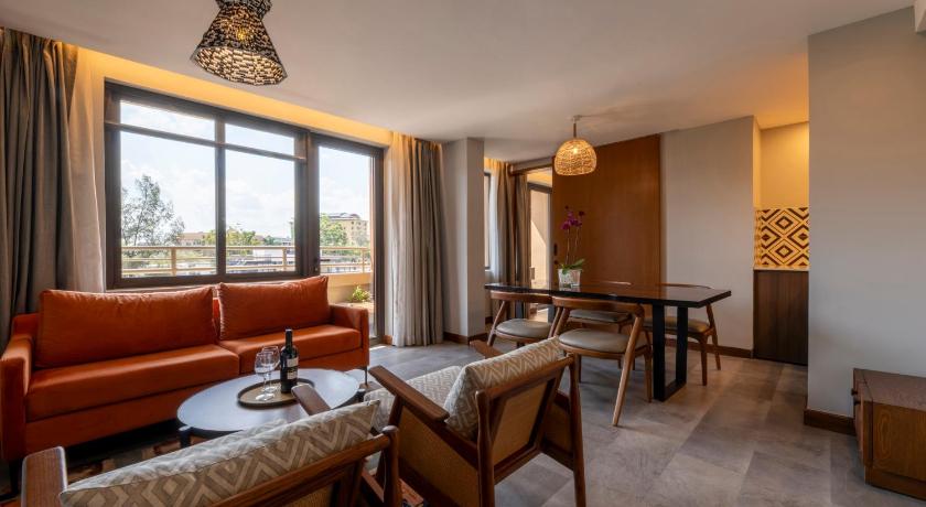 キガリ Zaria Court Kigali, Tapestry Collection by Hilton 4つ星 ホテル レストラン