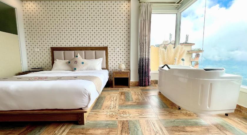 サパ Mường Hoa Valle Hotel 3つ星 ホテル プール