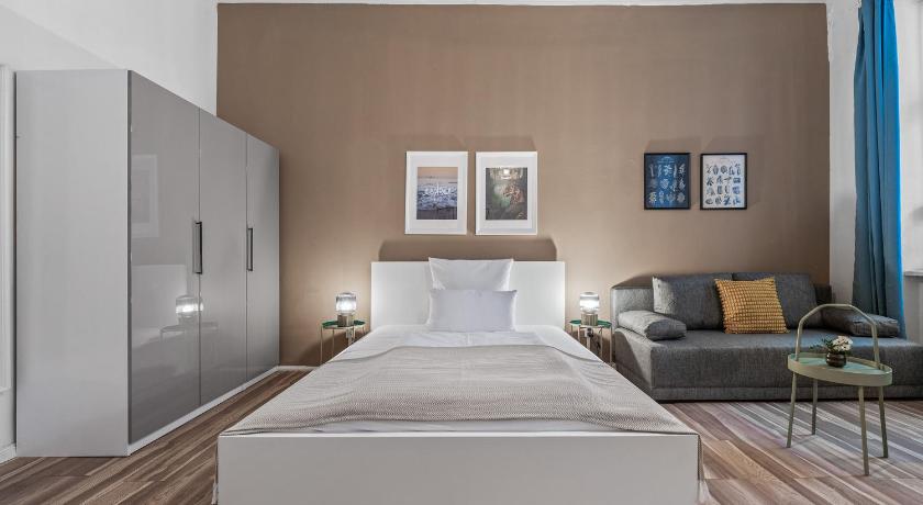 베를린 Holiday 33 Apartment K next to Alexanderplatz, 4 rooms with bathroom & guest toilet 4성급 싱글룸 전망