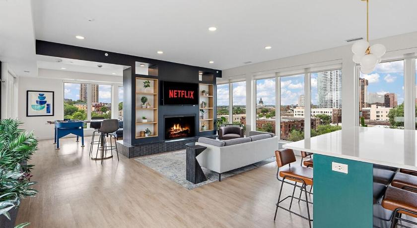 미니애폴리스 (MN) W315 Modern Luxury 1Bd Condo In Downtown Minneapolis, Minutes From Minneapolis Convention Center & U 3성급 숙소 로비