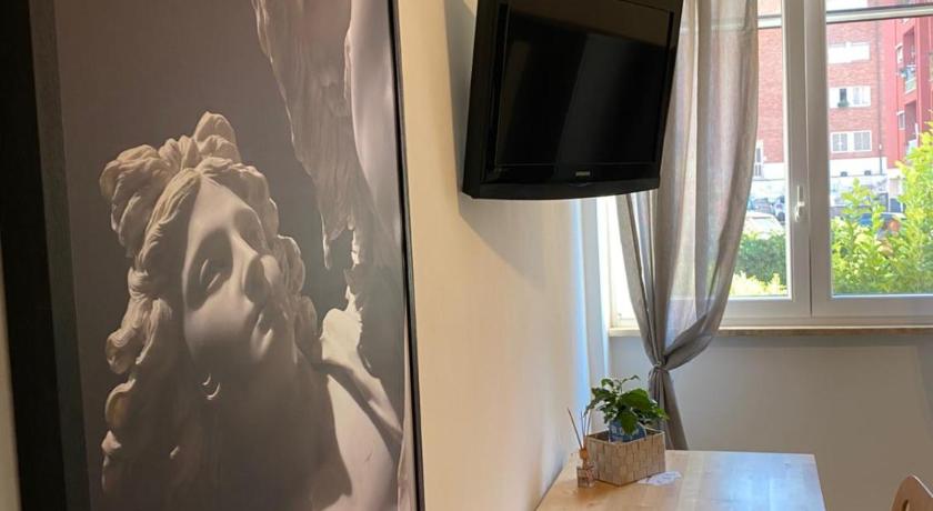 ローマ BERNOCCHI ROMA APARTMENT, difronte metropolitana 3つ星 ゲストハウス 眺望