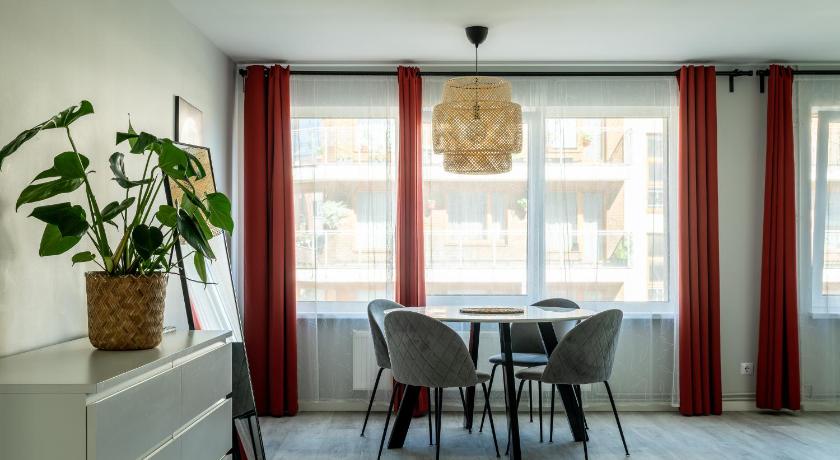 Sigulda Centre Apartment with Balcony & Garden views