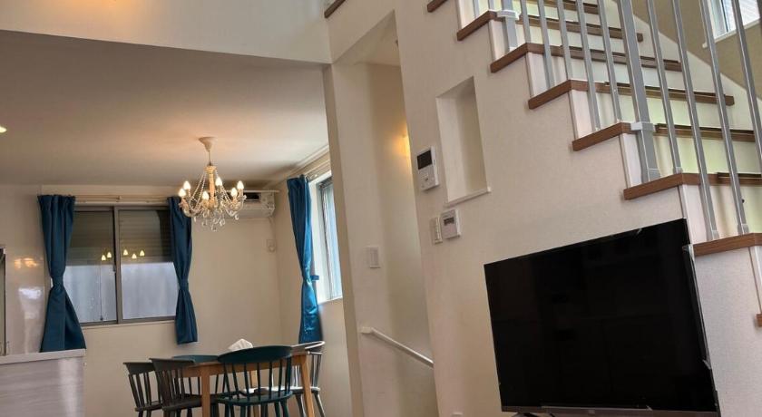 도쿄 / 동경 Direct access to Shinjuku 1 station, atrium living room, super large entrance 숙소 레스토랑