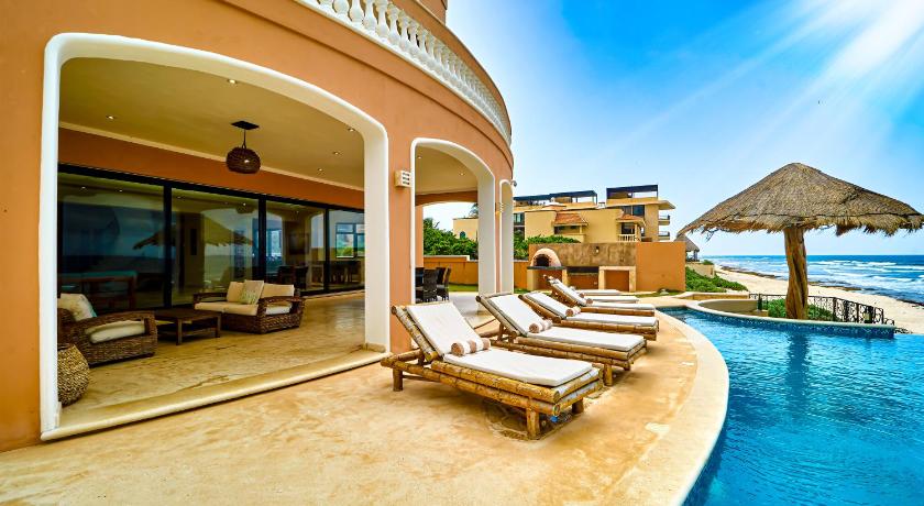 Exclusive Retreat at Hacienda Tankah Luxury 7 Bedroom Oceanfront Villa with Infinity Pool and Full S