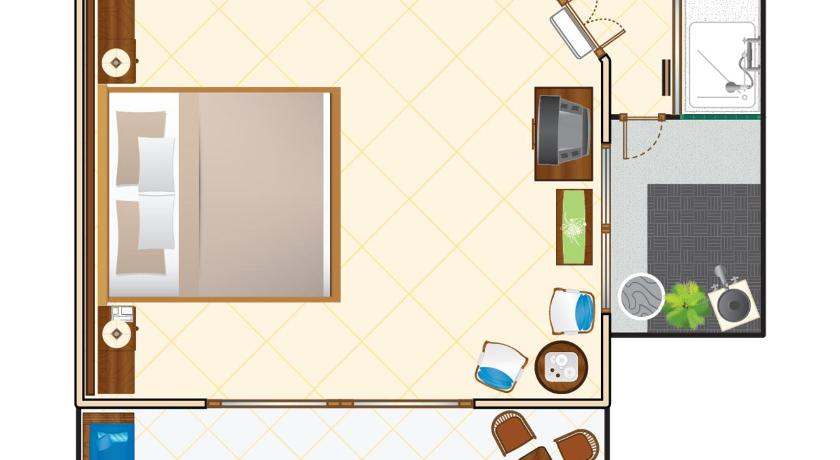 Foto Kamar Double dengan Pemandangan Taman (Double Room with Garden View) 16