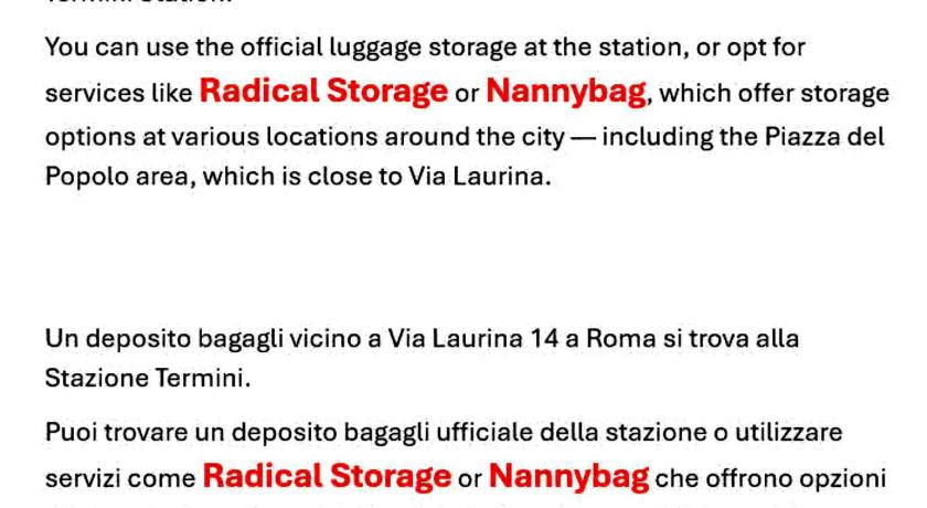 罗马 Awesome 酒店 设施