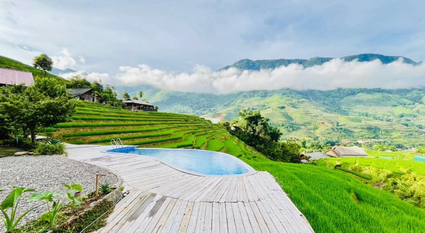 サパ Madame View Homestay ホテル レストラン