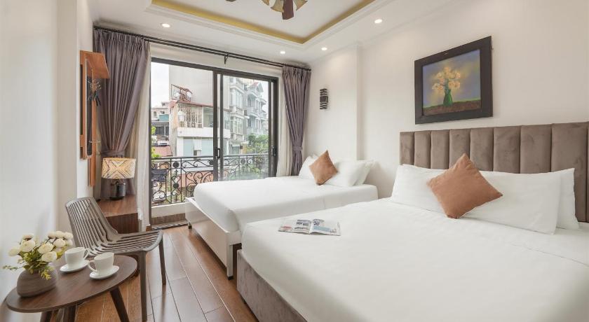 河内 Miah Boutique Hotel 3星级 酒店 客房