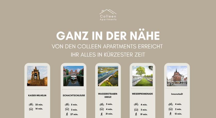 Minden Colleen Apartments - Minden, Hermannstraße 4-Star Guesthouse restaurant