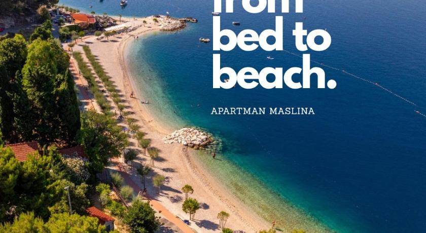 Sea View Beachfront Apartment Maslina