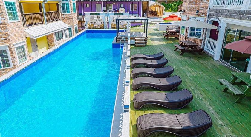 旌善 Fun and Happy Pension Jungsun 3つ星 ゲストハウス 眺望