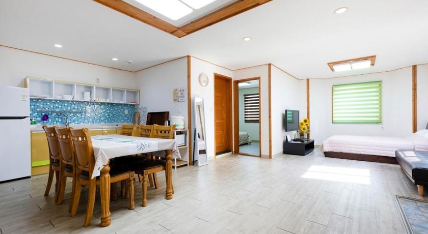 旌善 Fun and Happy Pension Jungsun 3つ星 ゲストハウス プール