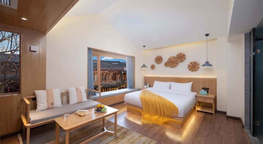 麗江 Lijiang MuYa Chinese Courtyard Hotel with Water View ホテル スイート