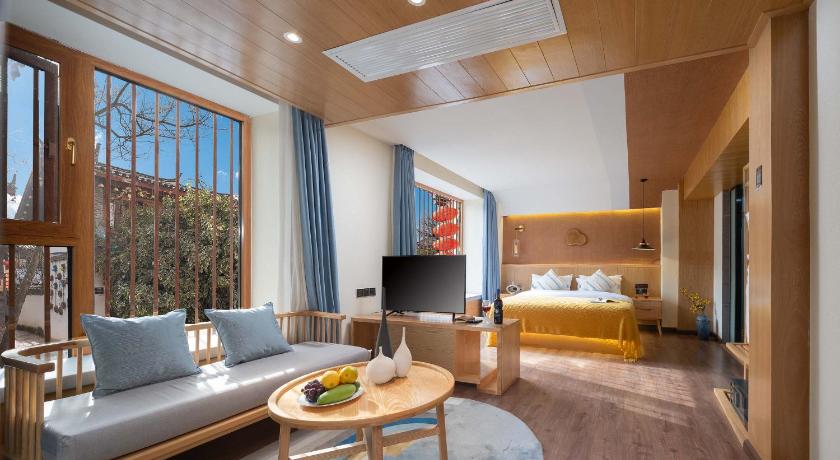麗江 Lijiang MuYa Chinese Courtyard Hotel with Water View ホテル 眺望
