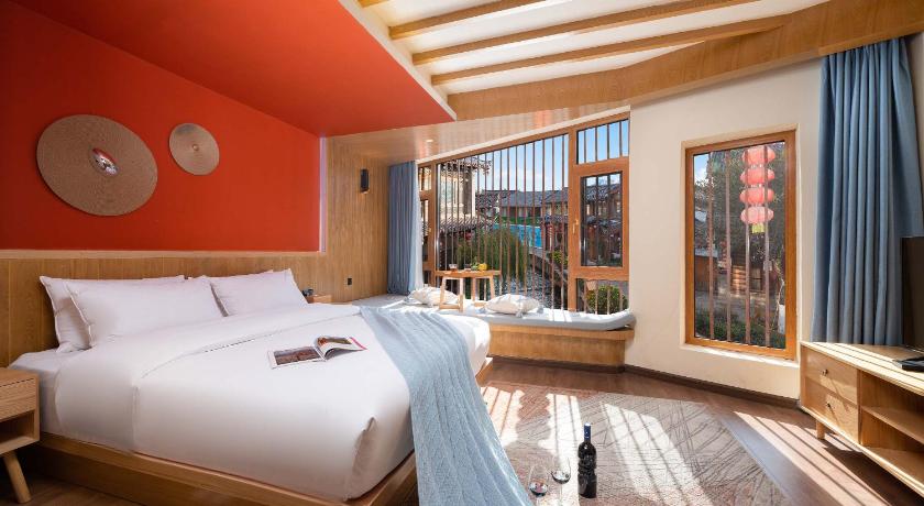 麗江 Lijiang MuYa Chinese Courtyard Hotel with Water View ホテル スイート