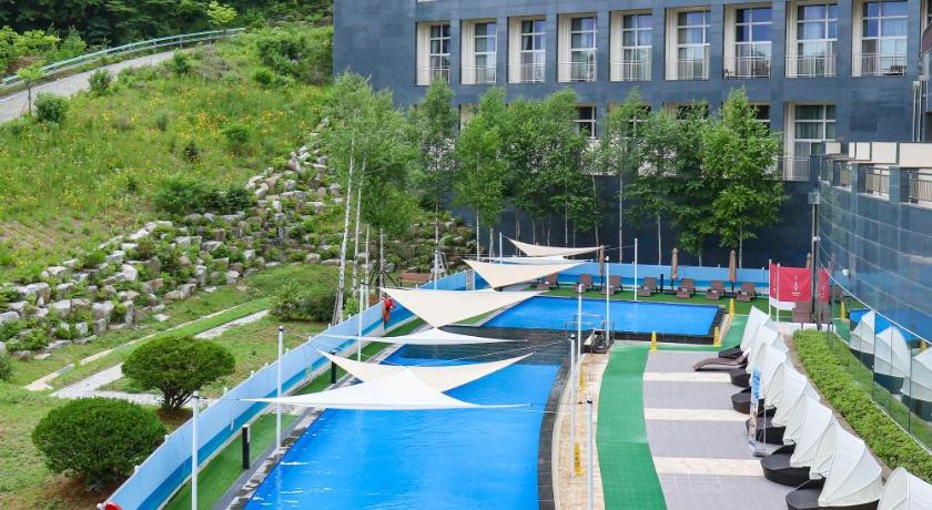 ピョンチャン Ramada Hotel & Suites Gangwon Pyeongchang 3つ星 ホテル 客室