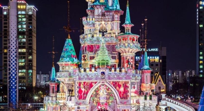 首尔 HAPPY STAY in seoul near kspo dome, #LotteTower #FreeParking #7NightsAirportPickup #GroupStay #DDP # 4星级 单人房 套房