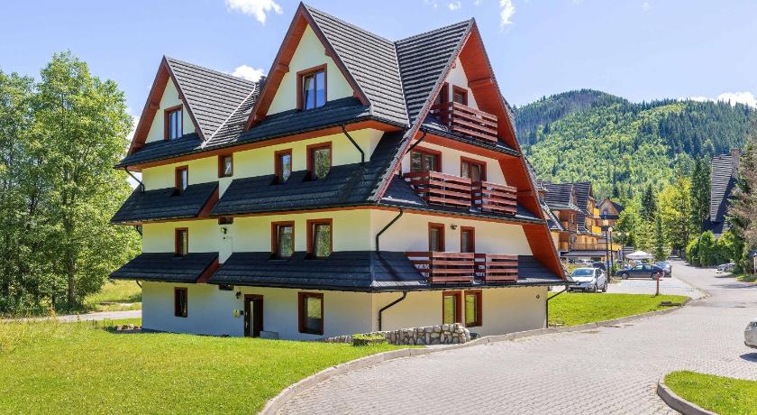 ザコパネ Cosy Studio Strzelcow Podhalanskich 40 in Koscielisko with View of the Mountain by Noclegi Renters 3つ星 シングルルーム レストラン