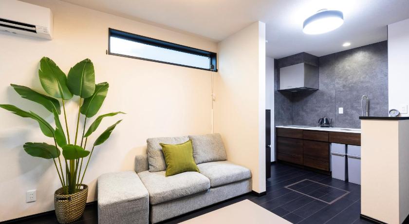 福冈 Amp Flat エテセゾン御供所 3星级 单人房 餐厅