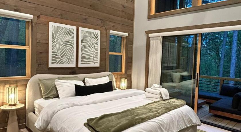 미네럴 블러프 Lux Blue Ridge Cabin, Hot tub, Swing, PingPong! 5성급 숙소 스위트룸