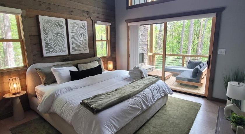 미네럴 블러프 Lux Blue Ridge Cabin, Hot tub, Swing, PingPong! 5성급 숙소 스위트룸