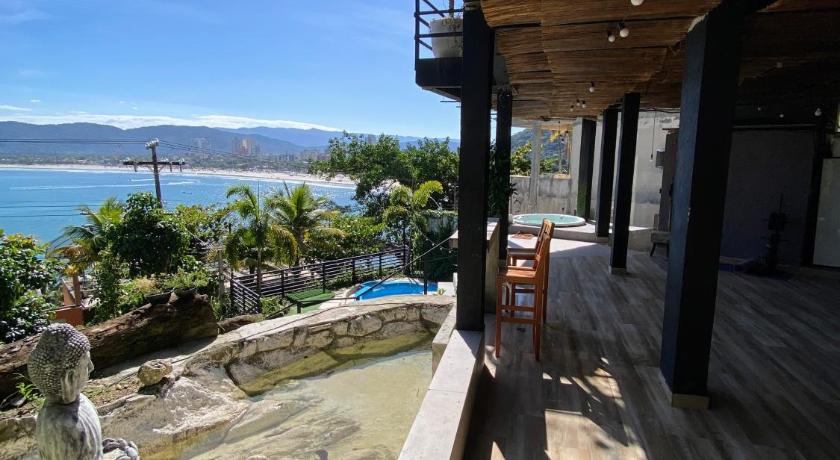 グアルジャ Casamar paraiso na praia com a vista do mar dos sonhos piscina e spa 4つ星 ゲストハウス プール