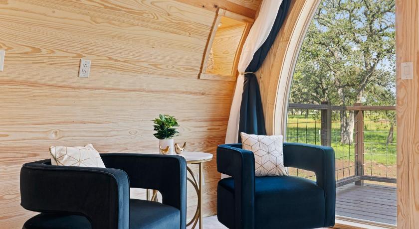 弗雷德里克斯堡 Romantic Chardonnay Wine Barrel Cabin 住宿 大堂